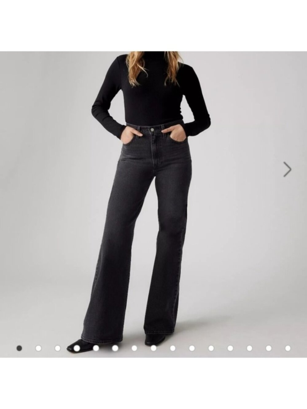 Levis Premium Ribcage Bell Flare Jeans